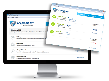 VIPRE Antivirus Software Screenshots
